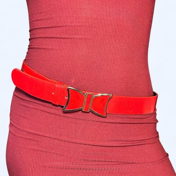 Y2K Red Bow Belt! - Picture 1 of 8
